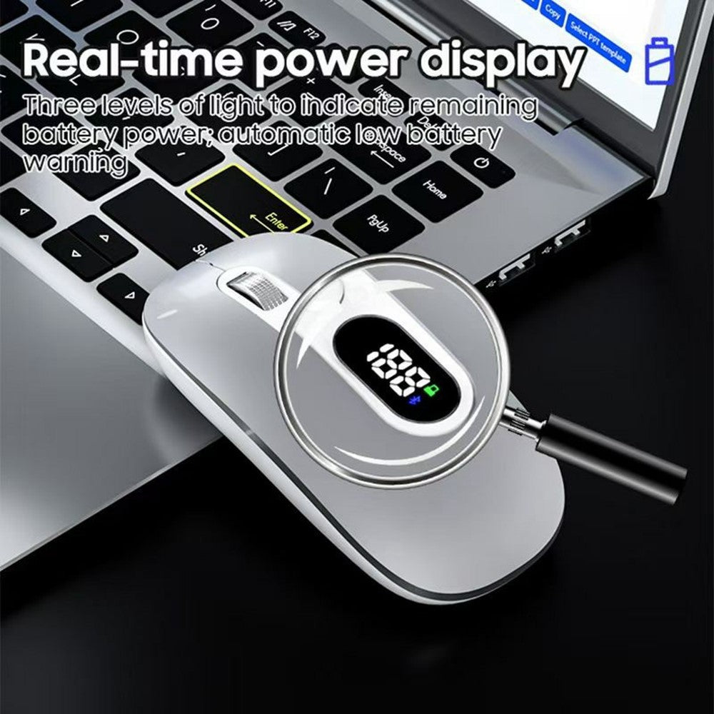 M191 AI Smart Voice Mouse Wireless 2.4G Bluetooth-compatible Triple Mode Office Translation Silent Computer Mice