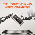 HEYGATE U1 128GB USB 3.2 Flash Drive 150MB / s High Speed Metal Rotating Design Memory Stick U Disk for PC Printer Projector