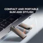 HEYGATE TU10 8GB USB Flash Drive Mini Pendrive Aluminum Alloy USB 2.0 Memory Stick Plug and Play