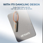 HEYGATE TU10 8GB USB Flash Drive Mini Pendrive Aluminum Alloy USB 2.0 Memory Stick Plug and Play