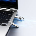 EAGET U9H 32GB USB2.0 Flashdrev i zinklegering med metalkeyhanger til hjemmekontor-backup