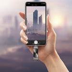 EAGET I66 128 GB U Disk MFI-certificeret Lightning + USB 3.2 Metalroterende Flashdrev til iPhone iPad Mac