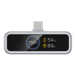 EAGET I30PRO 128GB Type-C USB-nøgle LCD-skærm Hukommelsesstick PD 20W Hurtigopladning