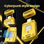 EAGET FU80 128GB Type-C Flash Drive Zinc Alloy Fingerprint Encryption 256-bit AES Portable U Disk