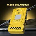 EAGET FU80 256GB Type-C Flash Drive Zinc Alloy Fingerprint Encryption 256-bit AES Portable U Disk