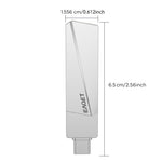 EAGET SU60 512GB USB3.2 + Type-C Dobbelt Interface Zinklegering 360 Graders Rotation USB Flashdrev