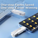 EAGET SU60 512GB USB3.2 + Type-C Dobbelt Interface Zinklegering 360 Graders Rotation USB Flashdrev