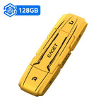 EAGET SU96 128GB USB Flash Drive USB3.2 + Type-C Dual Interface Zinklegering Solid State Pen Drive