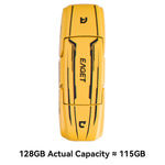 EAGET SU96 128GB USB Flash Drive USB3.2 + Type-C Dual Interface Zinklegering Solid State Pen Drive