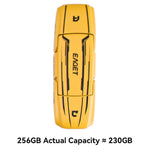 EAGET SU96 256GB USB-flashdrev USB3.2 + Type-C dobbelt interface zinklegering solid state pen drive