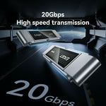 EAGET SU220 512GB Solid State USB Flash Drive 20Gbps USB3.2 Gen2x2 Type-C Dual Interface