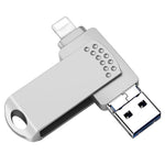 RICHWELL 32GB for iPhone Android 3-in-1 Memory Stick USB 3.0 Flash Drive