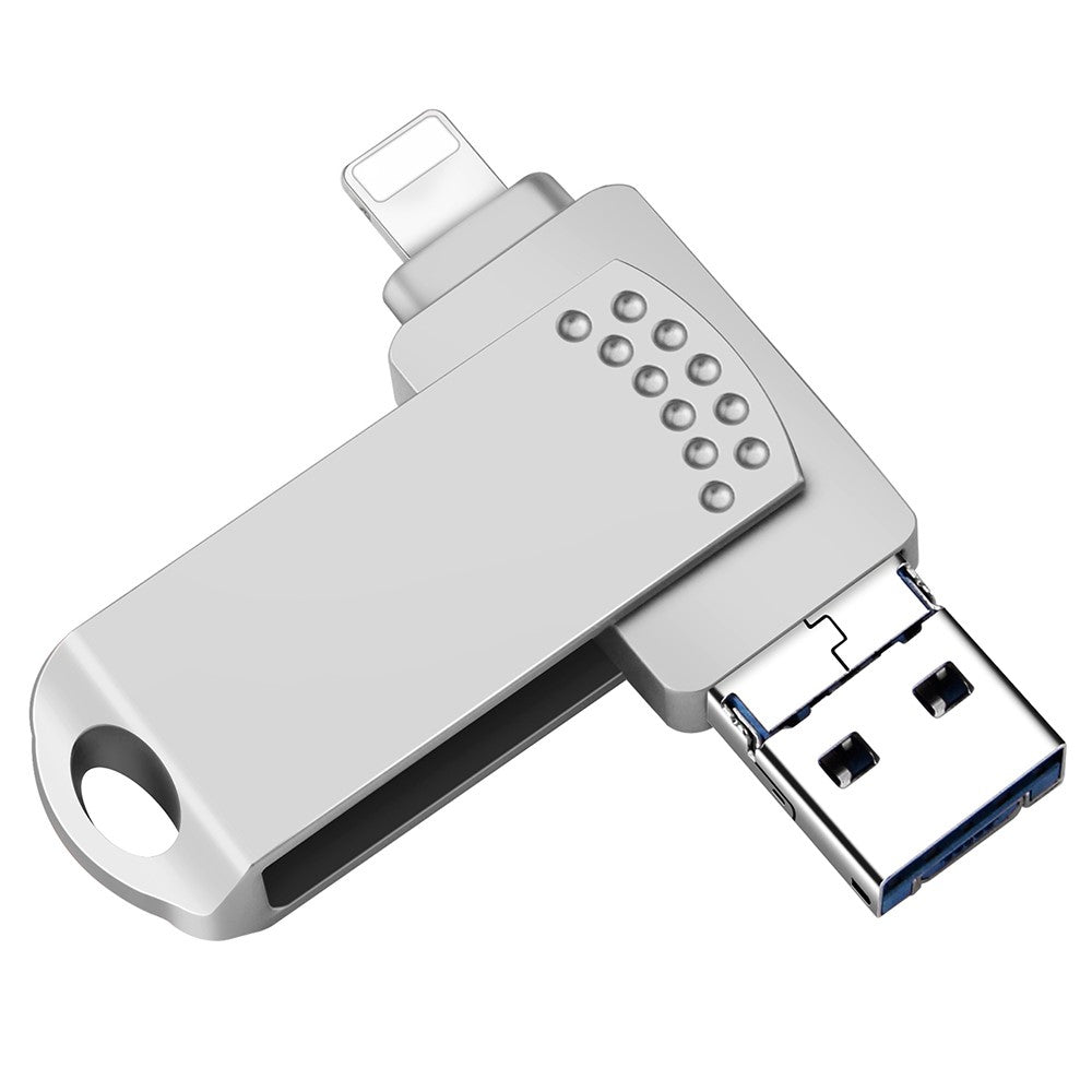 RICHWELL 32GB for iPhone Android 3-in-1 Memory Stick USB 3.0 Flash Drive