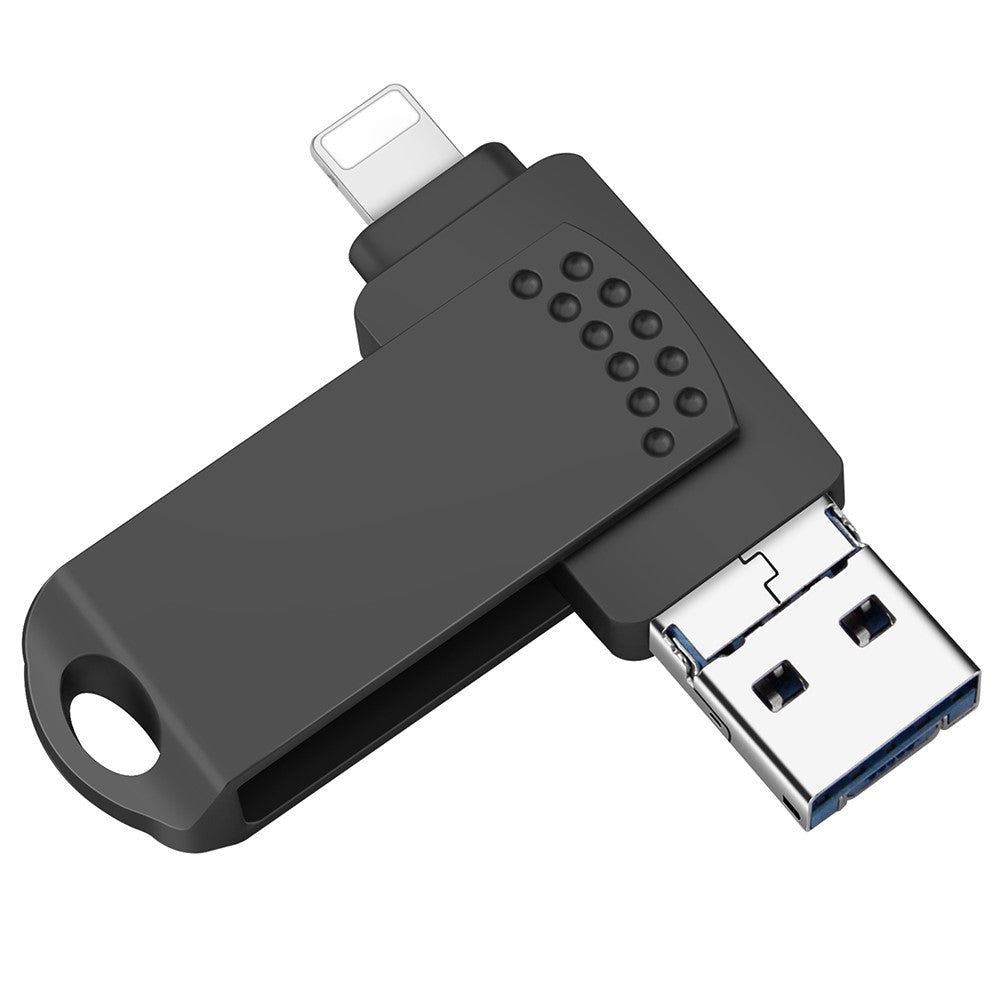 RICHWELL 32GB for iPhone Android 3-in-1 Memory Stick USB 3.0 Flash Drive