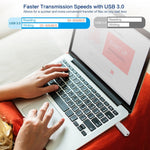 RICHWELL 32GB for iPhone Android 3-in-1 Memory Stick USB 3.0 Flash Drive