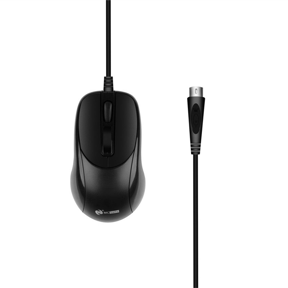 MCSAITE PS2 Wired Working Gaming Optical Mouse PS/2 Port Home Office Computer Mice