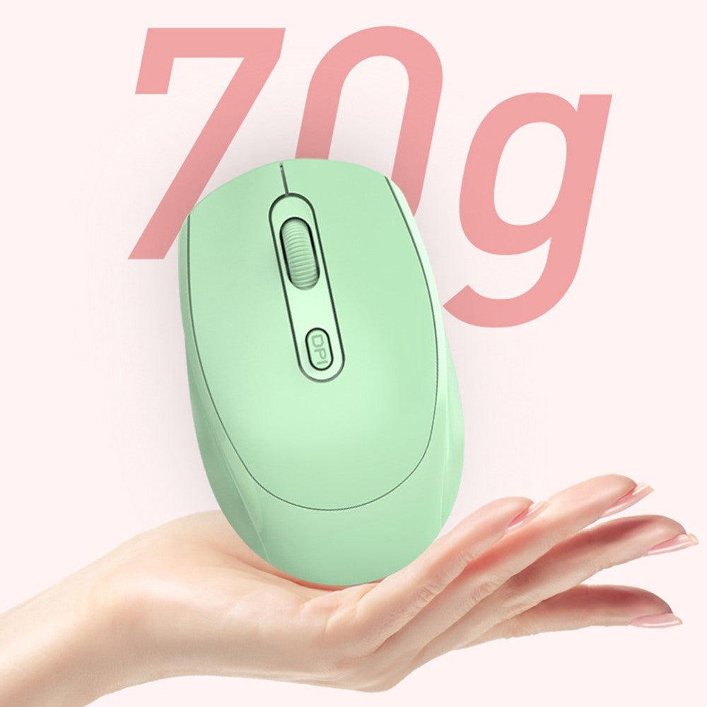 256 Bluetooth-kompatibel 2.4G Trådløs USB-mus Computer Bærbar PC Genopladelig Hjemme-spil Ergonomisk Støjsvag Mus