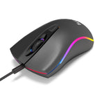 BAJEAL D1 Colorful Light E-Sports Gaming Wired Mouse USB Cable Ergonomic Laptop Computer Mouse 4-Key Design Mice