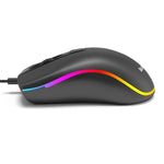 BAJEAL D1 Colorful Light E-Sports Gaming Wired Mouse USB Cable Ergonomic Laptop Computer Mouse 4-Key Design Mice