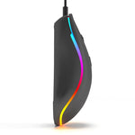BAJEAL D1 Colorful Light E-Sports Gaming Wired Mouse USB Cable Ergonomic Laptop Computer Mouse 4-Key Design Mice