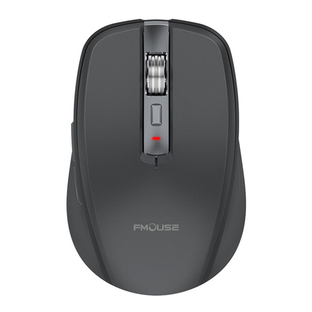 FMOUSE M303 trådløs Bluetooth-kompatibel mus med dobbelt tilstand (Bluetooth-kompatibel 5.1 + USB) 2,4 GHz Bluetooth-kompatibel trådløs mus, genopladelig, lydløs computermus til gaming med RGB-lys