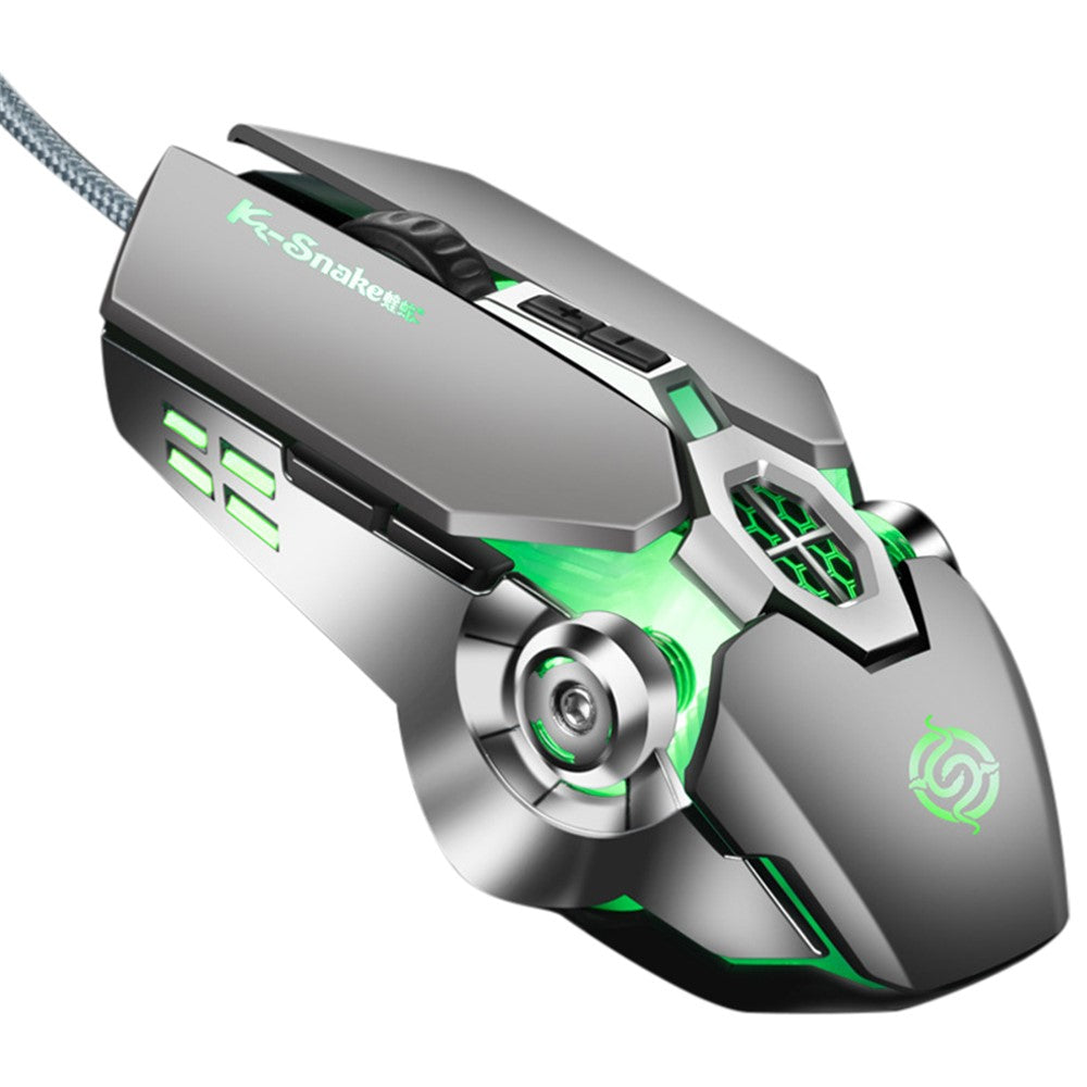 Q7 RGB Gaming Mouse USB Wired 4000 DPI Mechanical Mouse Ergonomic Gamer Computer Mouse for PC Laptop Computer