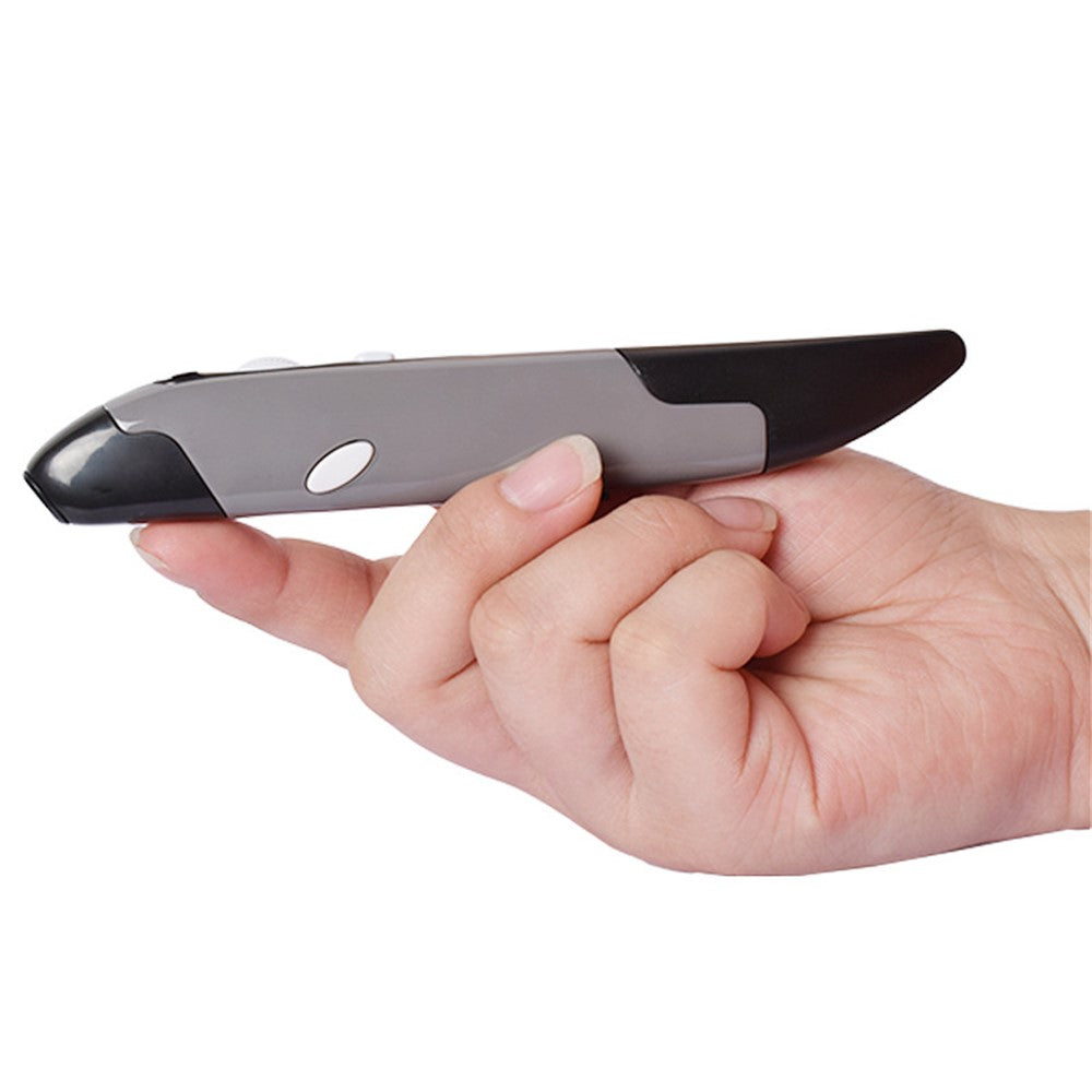 2.4G Wireless Mouse Creative Vertical Pen Mouse 1600 DPI Optical Ergonomic Mice for PC Laptop Notebook (No Battery)