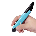 2.4G Wireless Mouse Creative Vertical Pen Mouse 1600 DPI Optical Ergonomic Mice for PC Laptop Notebook (No Battery)