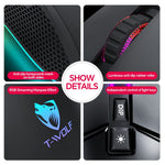 T-WOLF G590 USB Wired Gaming Mouse RGB Light 800-7200DPI ABS Computer Laptop Mice