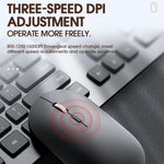 T-WOLF X2 Rechargeable 2.4G+Bluetooth-compatible Wireless Mouse Silent Mouse for Laptop Computer PC, Dual Mode