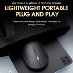 T-WOLF X2 Rechargeable 2.4G+Bluetooth-compatible Wireless Mouse Silent Mouse for Laptop Computer PC, Dual Mode