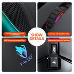T-WOLF G590 Wired RGB Gaming Mouse 800-7200DPI Effortless E-Sports Mice