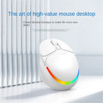 IBLANCOD BL112 Bluetooth-compatible + 2.4G Wireless Gaming Mouse 4000DPI RGB Light Computer Laptop Mice
