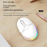 IBLANCOD BL112 Bluetooth-compatible + 2.4G Wireless Gaming Mouse 4000DPI RGB Light Computer Laptop Mice