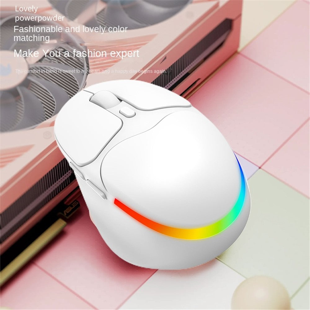 IBLANCOD BL112 Bluetooth-compatible + 2.4G Wireless Gaming Mouse 4000DPI RGB Light Computer Laptop Mice