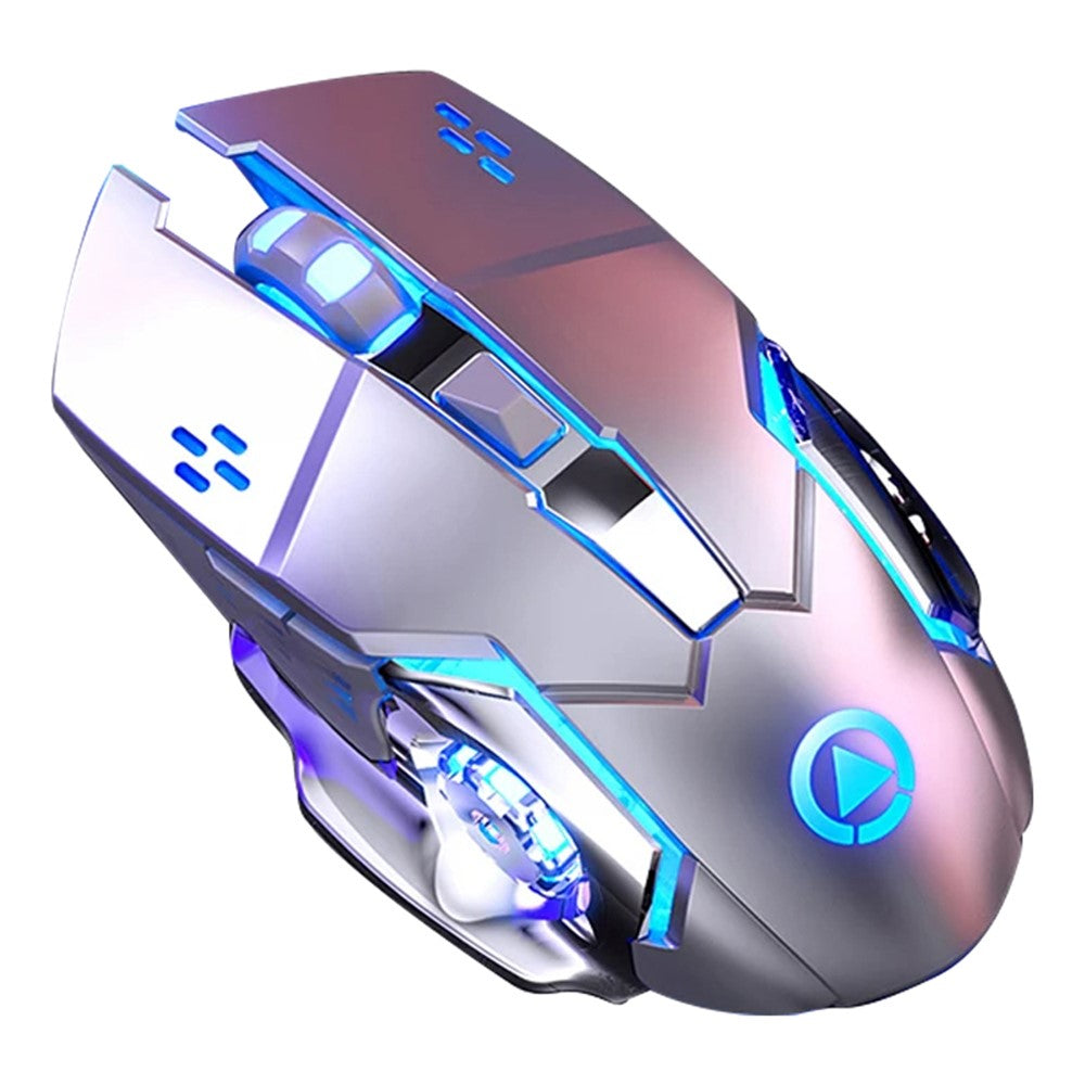 YINDIAO A4 2.4G Wireless Mouse 6 Keys 1600 DPI Mute Gaming Mouse with Lighting Effect