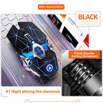 YINDIAO A7 1600 DPI 7 Keys Silent Gaming Mouse 7-color Light 2.4G Wireless Mouse