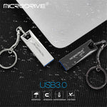 MICRODRIVE 32GB Metal U-disk Højhastigheds Computer Laptop USB 3.0 Flashdrev