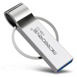 MICRODRIVE 64GB Portable Metal USB 3.0 Flash Drive Thumb Drive with Key Ring