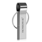 MICRODRIVE 4GB Portable Metal Memory Thumb Stick Key Ring USB 2.0 Flash Drive