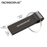 MICRODRIVE 8GB Plug and Play USB 2.0 Flash Drive Data Thumb Stick with Key Ring