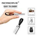 MICRODRIVE 128GB USB Flash Drive CD Veins Round Decor Computer U-disk