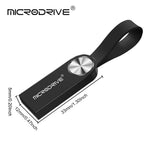 MICRODRIVE 128GB USB Flash Drive CD Veins Round Decor Computer U-disk