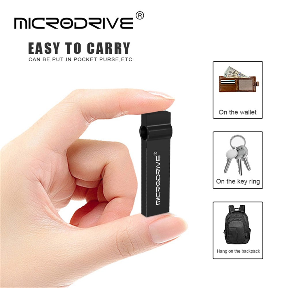 MICRODRIVE 32GB Portable Memory Stick USB 2.0 Thumb Drive for PC, Laptop, Tablet