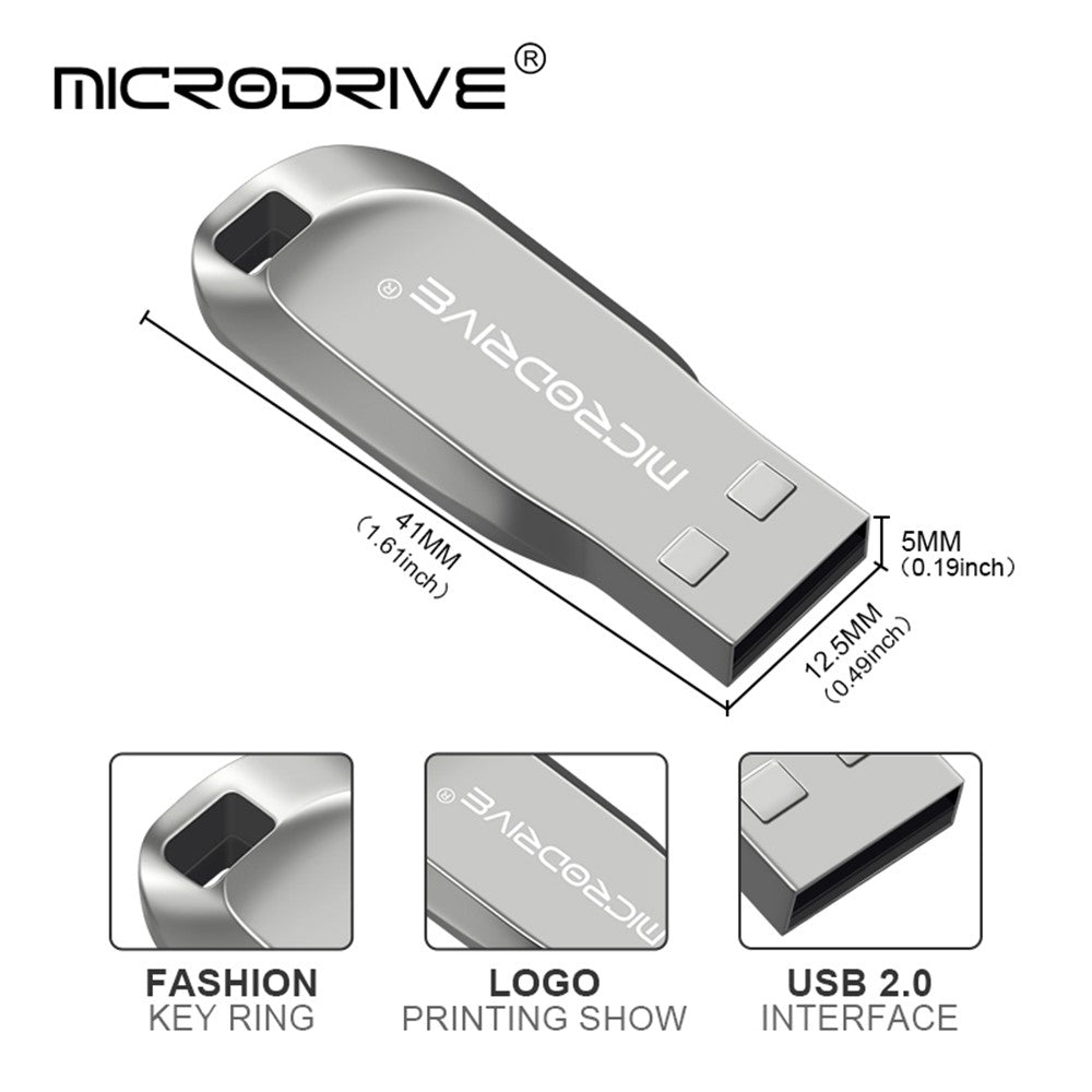 MICRODRIVE CZ50 128GB Data Memory U Disk USB 2.0 Flash Drive