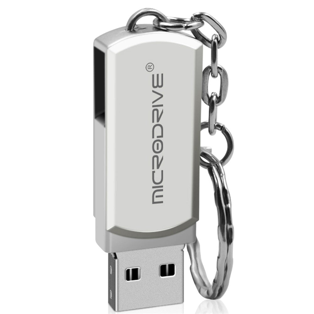 MICRODRIVE 16GB USB 2.0 Flashdrev Hukommelsesstick USB-nøgle med nøglering