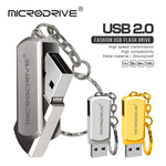 MICRODRIVE 4GB Data Storage Thumb Stick Key Ring Design USB 2.0 Flash Drive