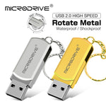 MICRODRIVE 4GB Data Storage Thumb Stick Key Ring Design USB 2.0 Flash Drive