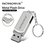 MICRODRIVE 32GB Portable USB 2.0 Flash Drive Rotation Design Thumb Drive USB Stick