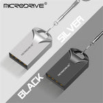 MICRODRIVE Mini Metal U-Disk Bærbar USB 2.0 8GB Flashdrev